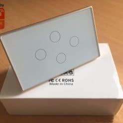 Công tắc thông minh Tuya Wifi, bật tắt từ xa, hỗ trợ Google 5 4 Nut
