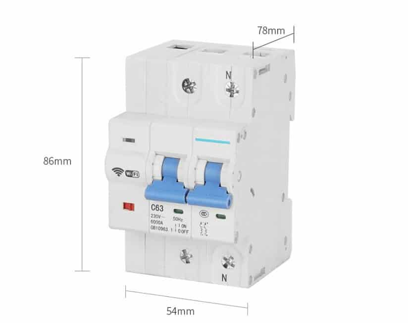 Aptomat Cầu Dao Tổng Điều Khiển Qua Wifi 1