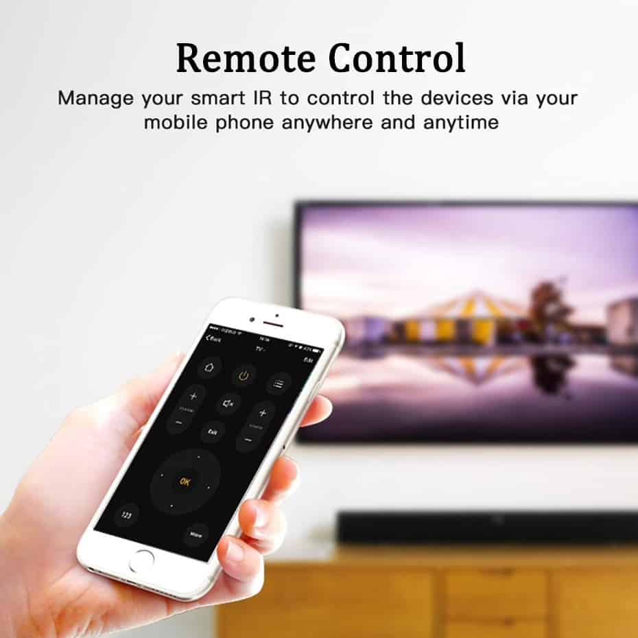 Trung tâm điều khiển hồng ngoại Tuya S06 Wifi IR Remote Control 38