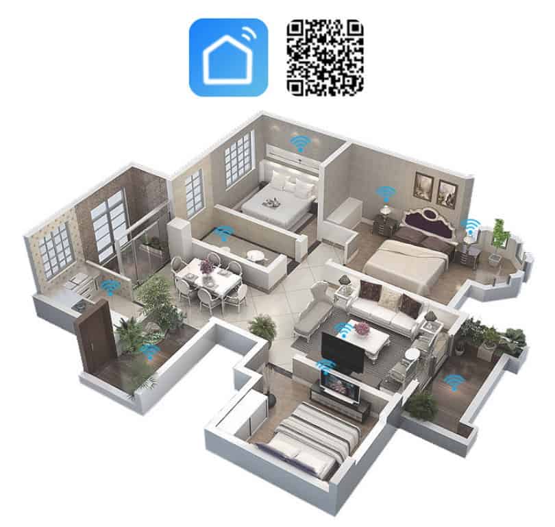 Ổ cắm âm tường thông minh Tuya, kết nối Wifi, hỗ trợ Google và Alexa 5