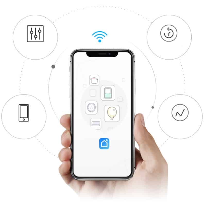 Ổ cắm âm tường thông minh Tuya, kết nối Wifi, hỗ trợ Google và Alexa 4