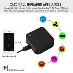 Trung tâm điều khiển hồng ngoại Tuya S06 Wifi IR Remote Control 5 Tuya S06 Ho Tro Nhieu Thiet Bi