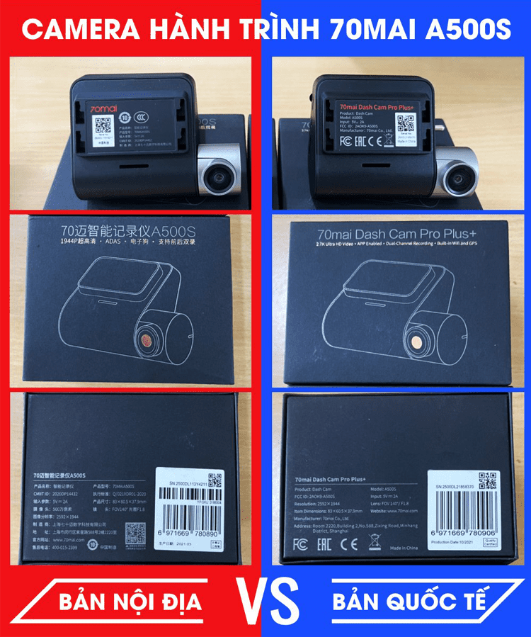 Camera hành trình ô tô 70MAI Pro Plus A500 52