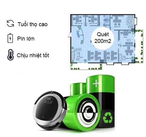 Robot hút bụi lau nhà Liectroux B6009 của Đức 26