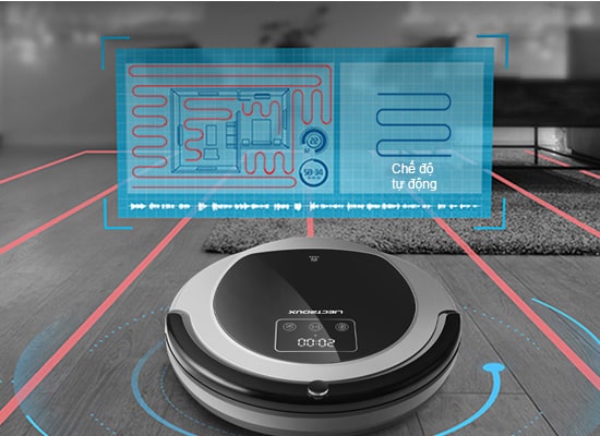 Robot hút bụi lau nhà Liectroux B6009 của Đức 16