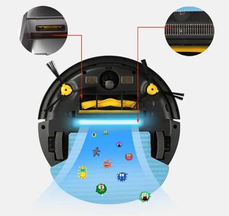 Robot hút bụi lau nhà Liectroux B6009 của Đức 27