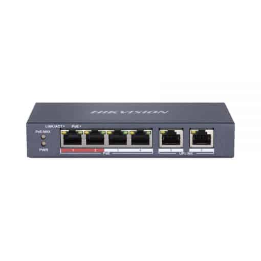 57494 Switch Poe Hikvision Ds 3e0106p E M 1