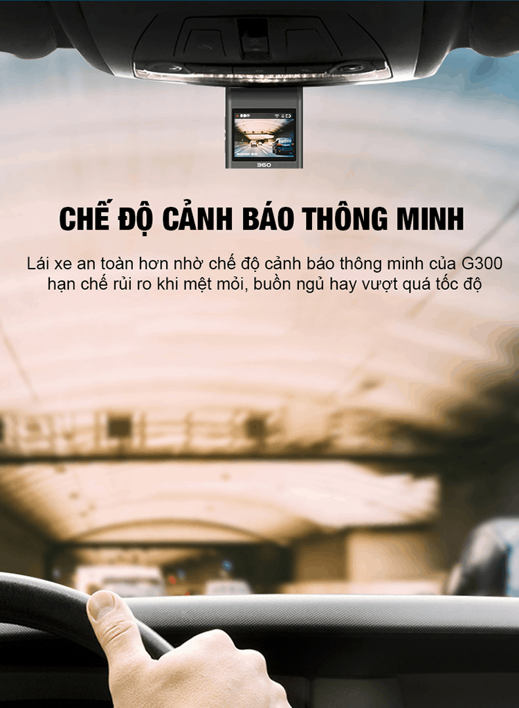 Camera hành trình Xiaomi Qihoo 360 G300H Dash Cam quốc tế mới 71