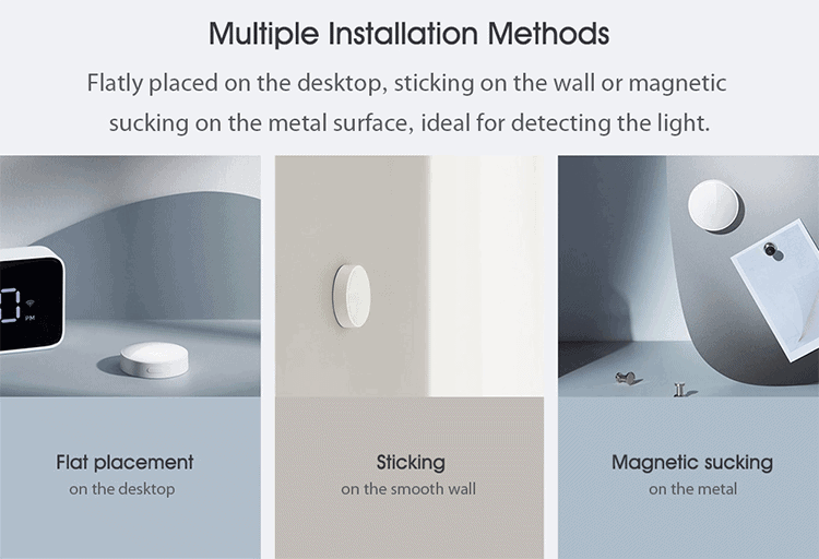 Cảm biến ánh sáng Mijia Zigbee 3.0 tương thích Apple HomeKit 5 Cảm biến ánh sáng Mijia Zigbee 3.0 tương thích Apple HomeKit 2