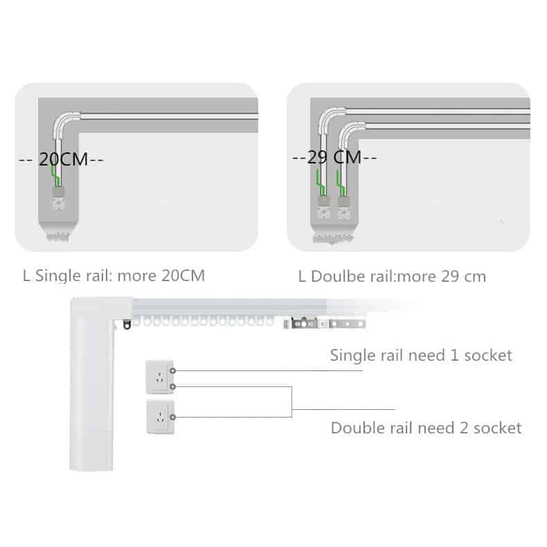 Thanh treo rèm Aqara Xiaomi 5