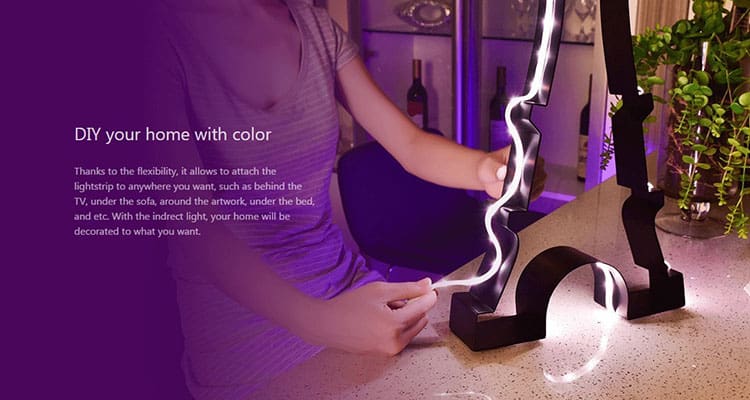 Đèn LED dây Xiaomi Yeelight Lightstrip 1S 2 mét (Bản Quốc Tế) 12 Đèn LED dây Xiaomi Yeelight Lightstrip 1S 2 mét (Bản Quốc Tế) 3