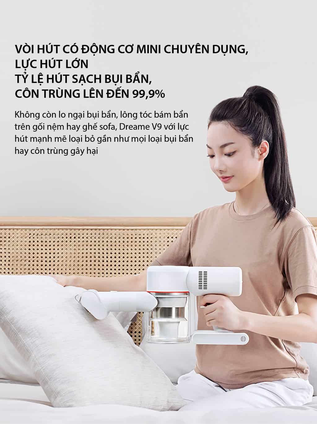 Máy hút bụi cầm tay thông minh Dreame V9 124