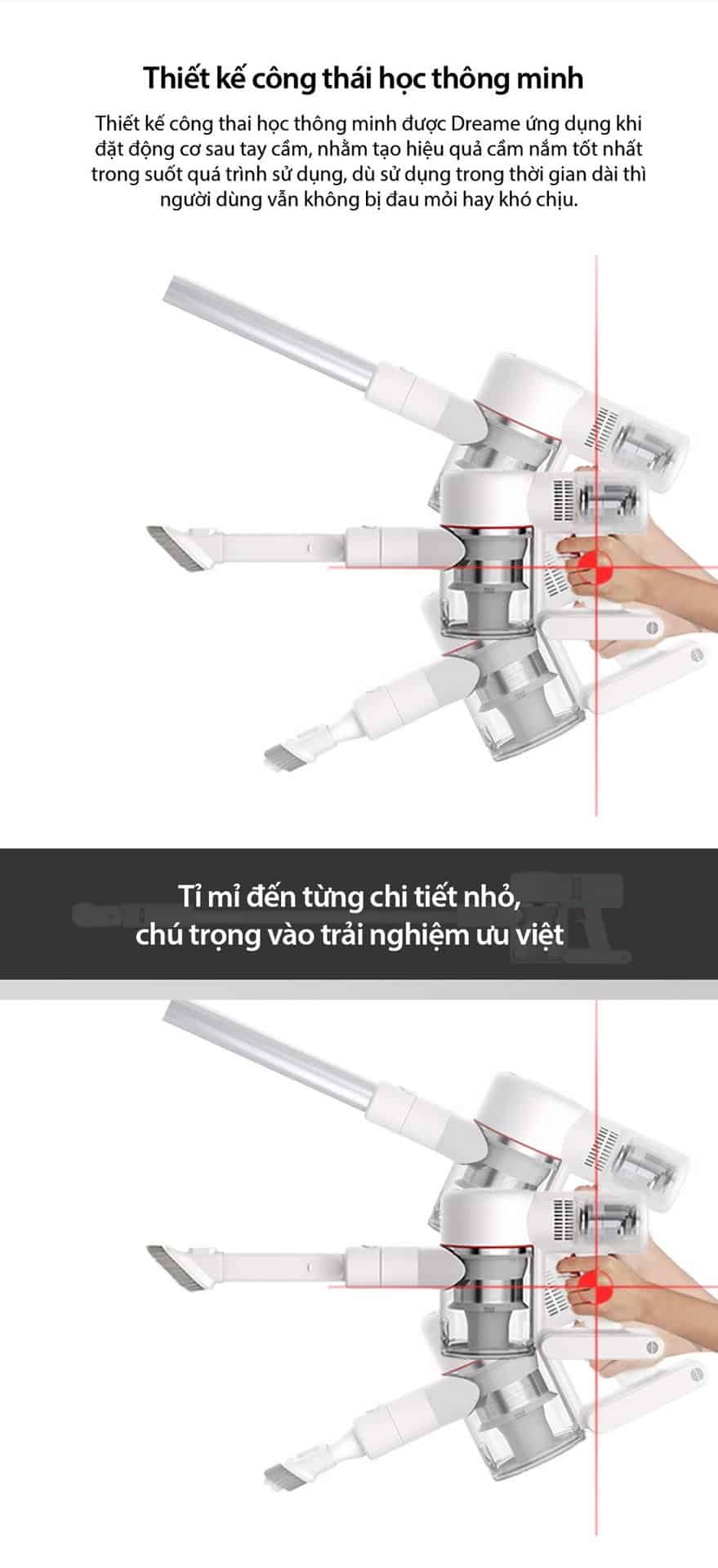 Máy hút bụi cầm tay thông minh Dreame V9 126