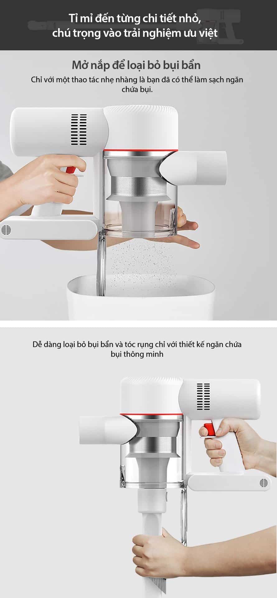 Máy hút bụi cầm tay thông minh Dreame V9 127