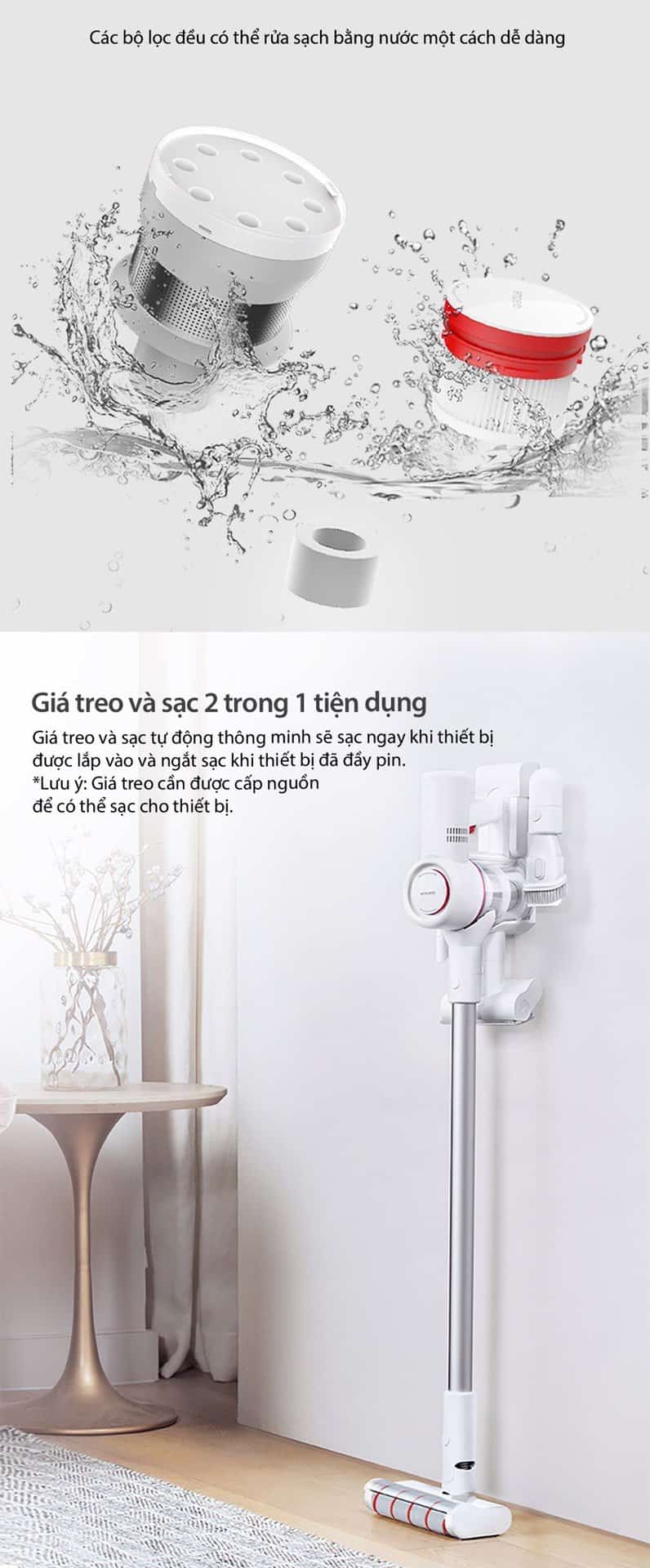 Máy hút bụi cầm tay thông minh Dreame V9 128