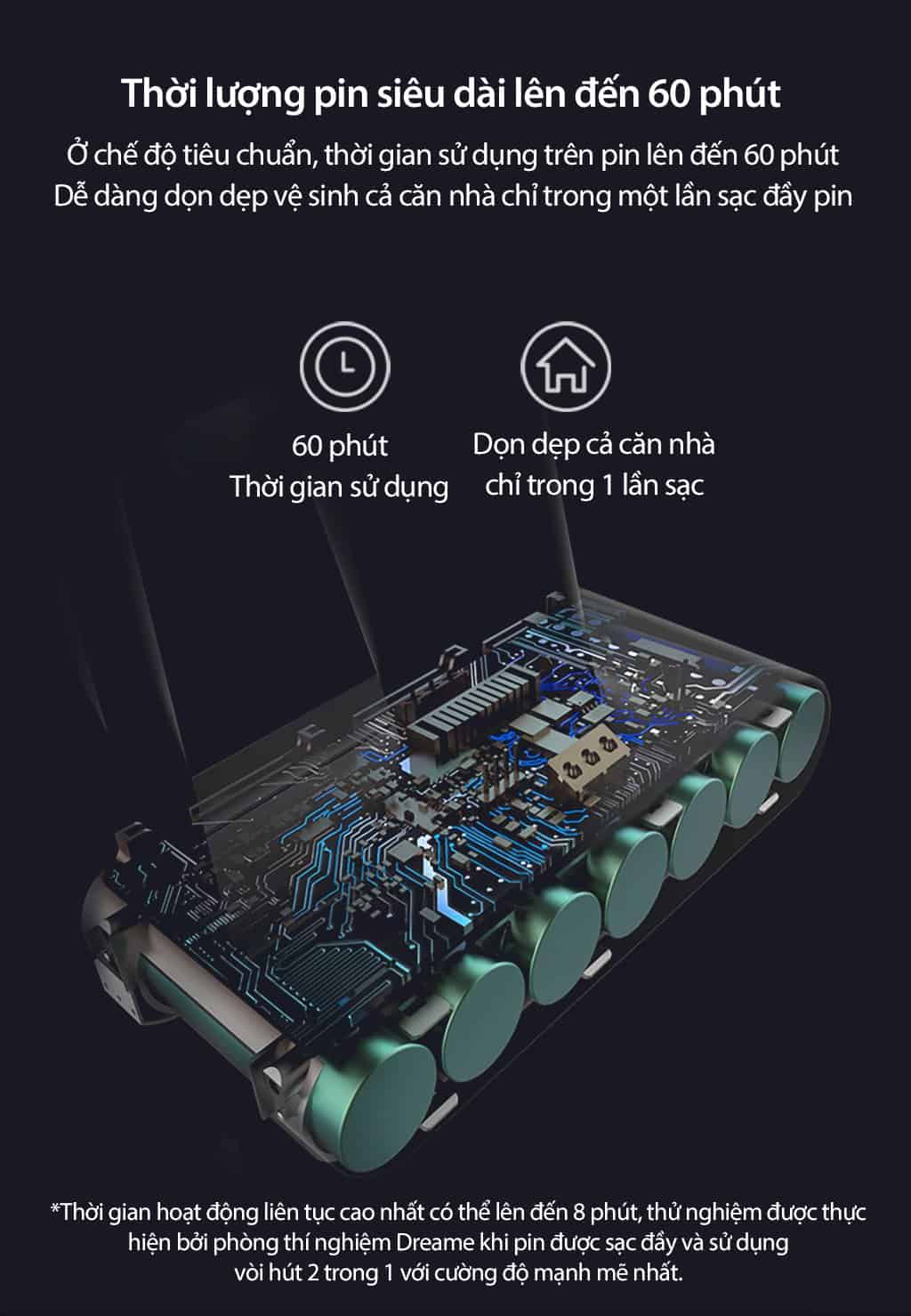 Máy hút bụi cầm tay thông minh Dreame V9 118