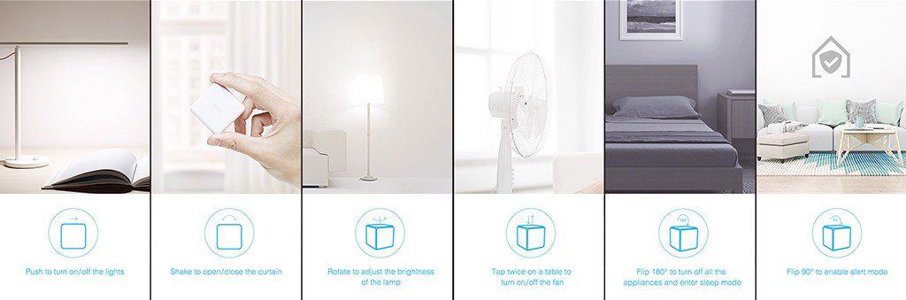 Thiết bị điều khiển thông minh hình khối Aqara Cube MFKZQ01LM 45