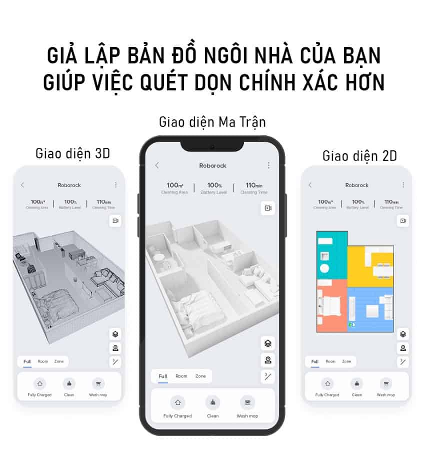Robot Hút Bụi Lau Nhà Roborock S7 MaxV I S7 Max Ultra 72