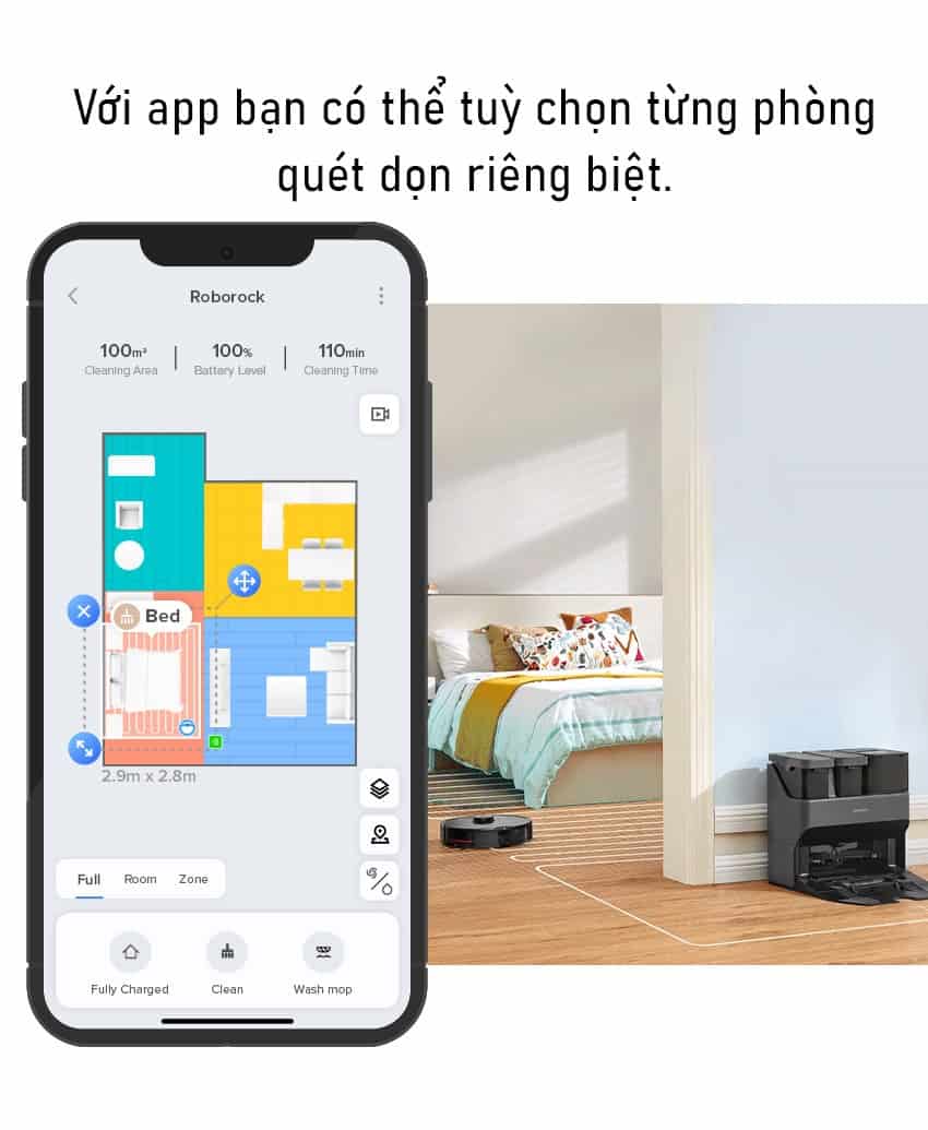 Robot Hút Bụi Lau Nhà Roborock S7 MaxV I S7 Max Ultra 73