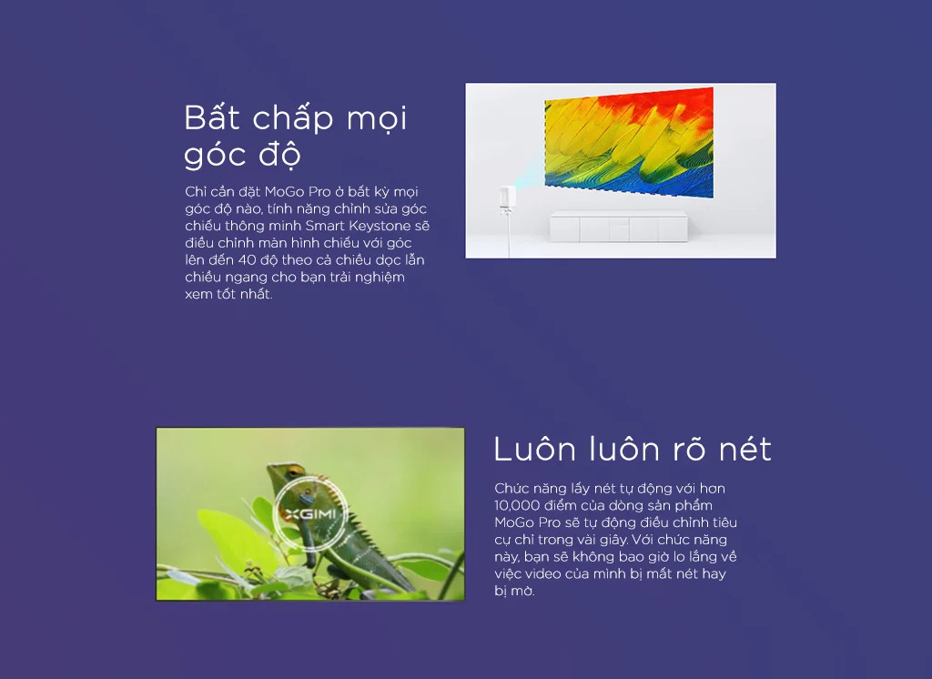 Máy chiếu di động thông minh XGIMI Mogo Pro 57
