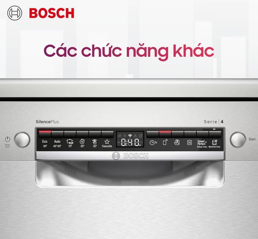 Máy rửa bát Bosch SMS2IVI61E - Kết Nối Thông Minh - Dọn Rửa Nhẹ Nhàng 11