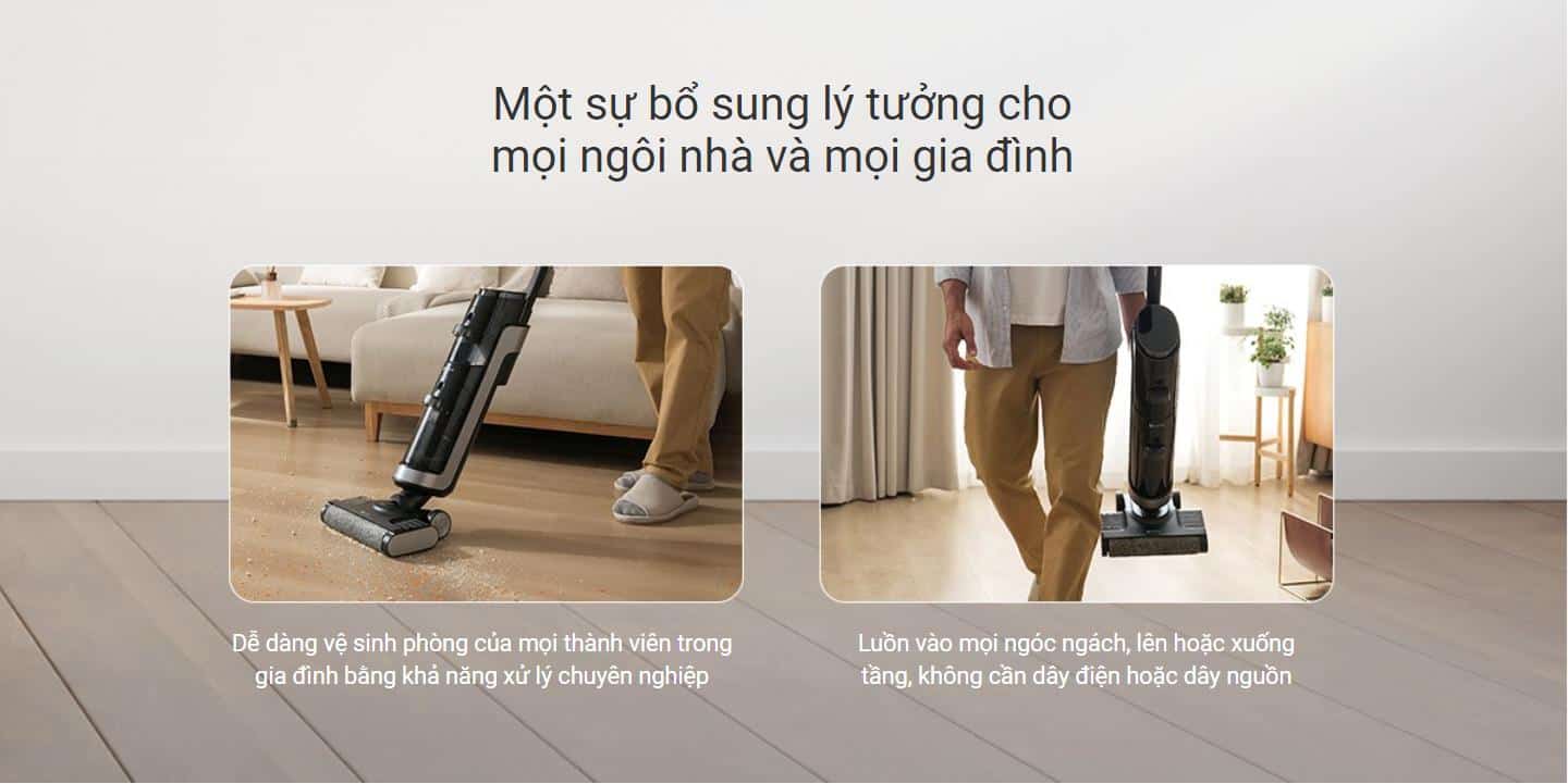 MÁY HÚT BỤI EZVIZ RH1 THÔNG MINH VỆ SINH LÀM SẠCH MỌI GÓC CẠNH 49