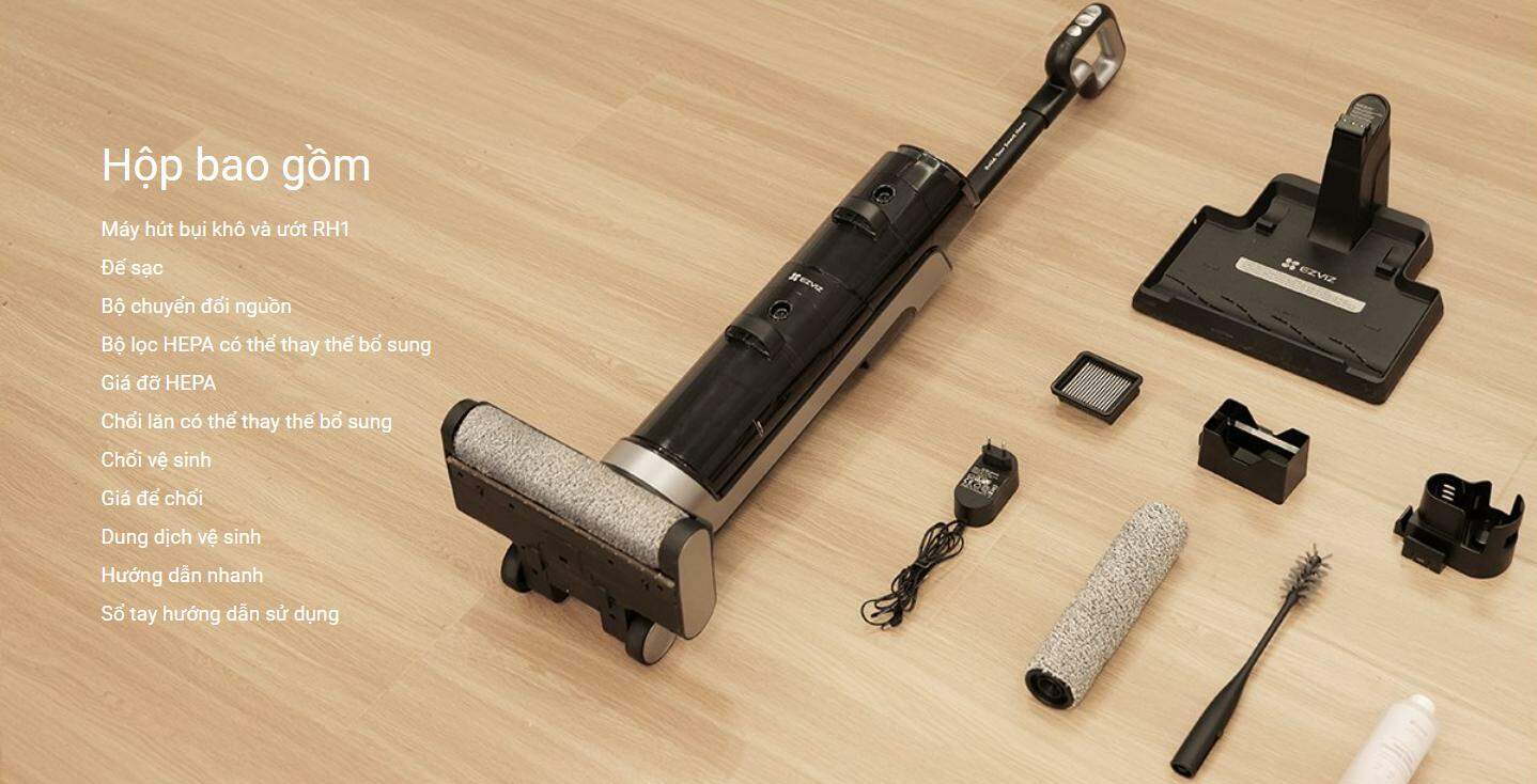 MÁY HÚT BỤI EZVIZ RH1 THÔNG MINH VỆ SINH LÀM SẠCH MỌI GÓC CẠNH 51